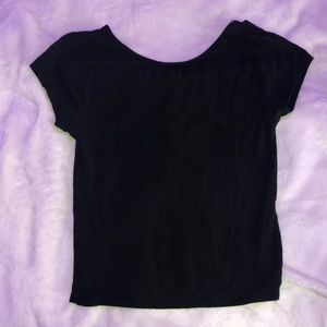 Forever 21 black crop top